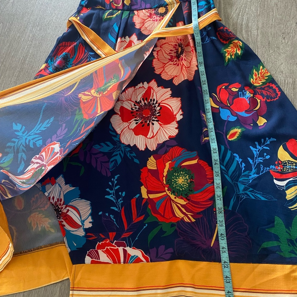 Umgee Floral Faux Wrap Dress - Picture 9 of 12